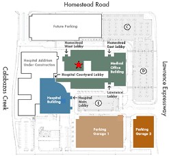Kaiser Santa Clara Campus Map - Zone Map